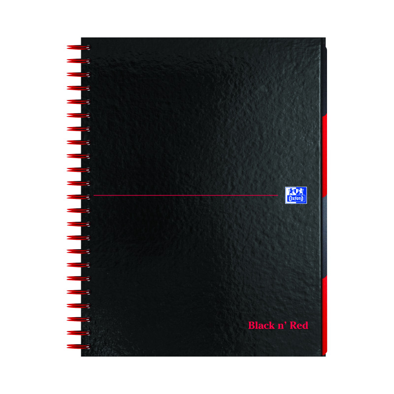 Black+n%26apos%3B+Red+Hardback+Wirebound+Project+Book+200+Pages+A4%2B+%28Pack+of+3%29+100080730