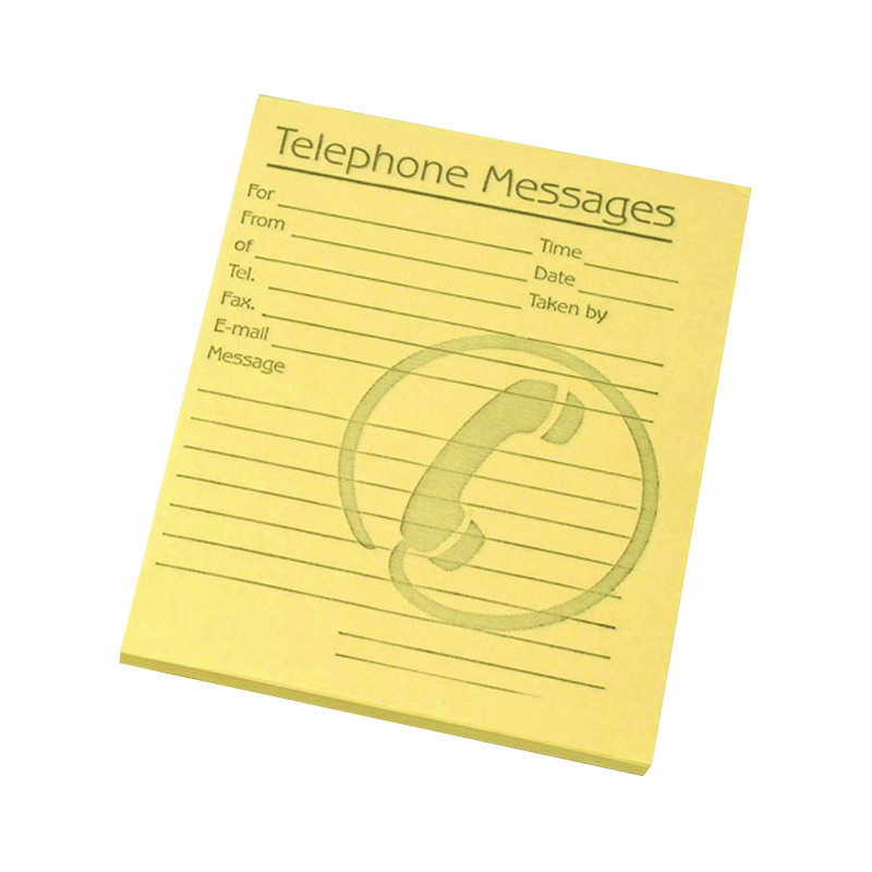 Challenge+Telephone+Message+Pad+127x102mm+Yellow+%28Pack+of+10%29+100080477