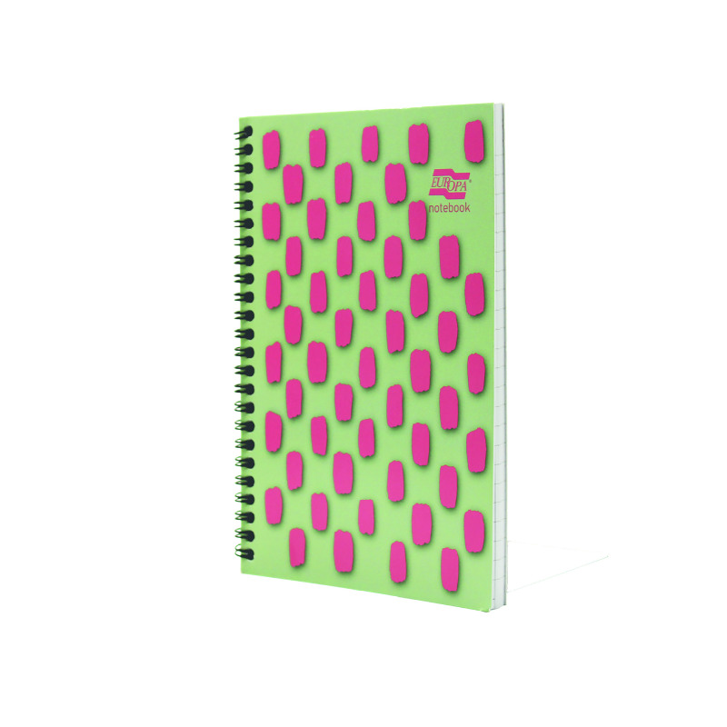 Europa+Splash+Notebooks+160+Lined+Pages+A5+Pink+Cover+%28Pack+of+3%29+EU1505Z
