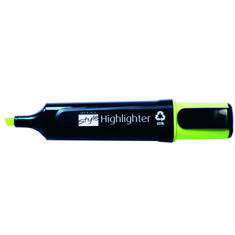 Style+CORE+Highlighter+Yellow+%2810+Pack%29
