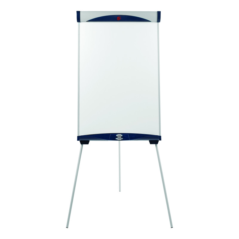 5+Star+Office+Easel+Drywipe+Magnetic+with+Pen+Tray+and+Extension+Arms+Capacity+A1+Grey