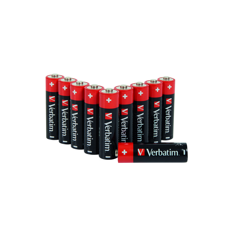 Verbatim+AA+Battery+Premium+Alkaline+Hangcard+%28Pack+of+10%29+49875