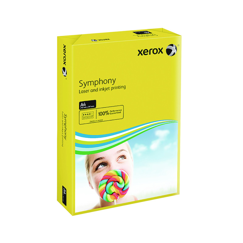 Xerox+Symphony+A4+Paper+80gsm+Dark+Yellow+%28Pack+of+500%29+003R93952