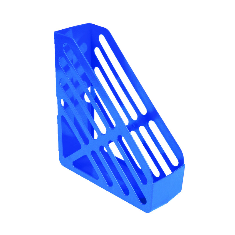 Q-Connect+Magazine+Rack+Blue+CP073KFBLU