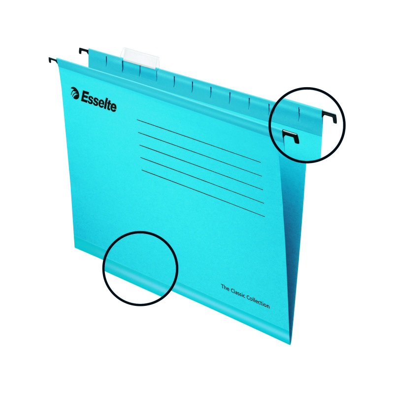 Esselte+Classic+A4+Blue+Suspension+File+%28Pack+of+25%29+90311