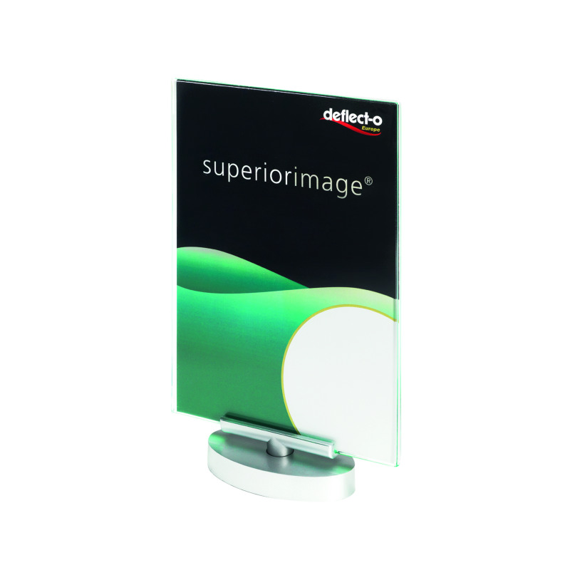 Deflecto+Swivel+Sign+Holder+A4+Clear+DE691101