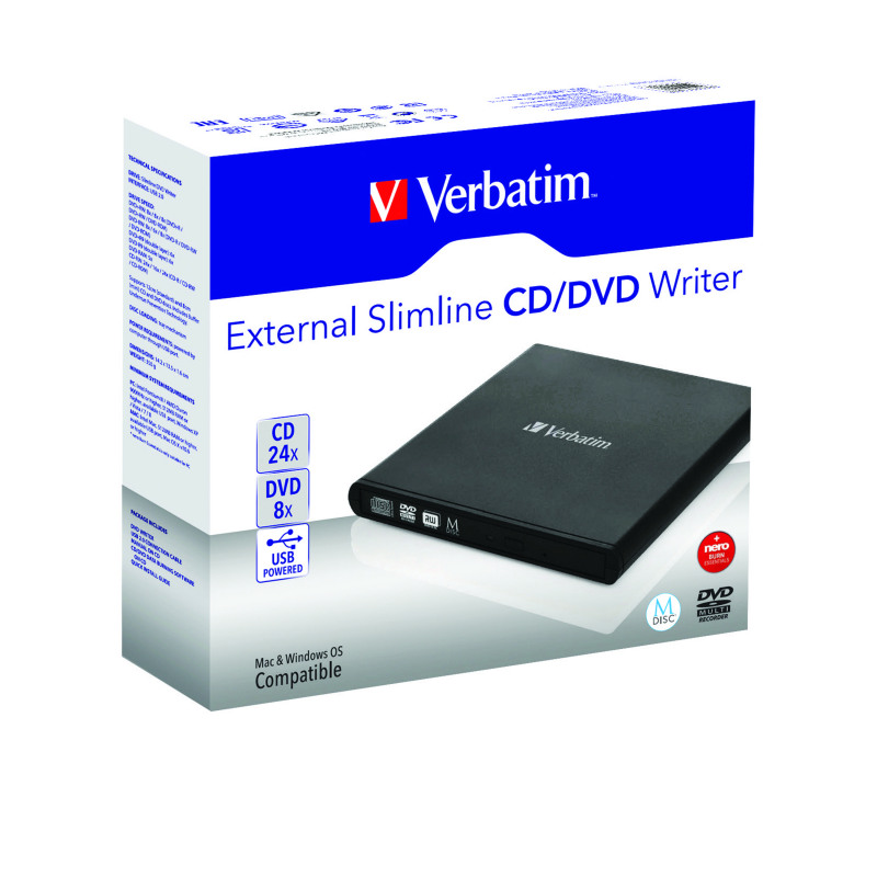 Verbatim+Black+Mobile+DVD+Rewriter+USB+2.0+%28Fully+compliant+with+MDISC+archive+technology%29+98938