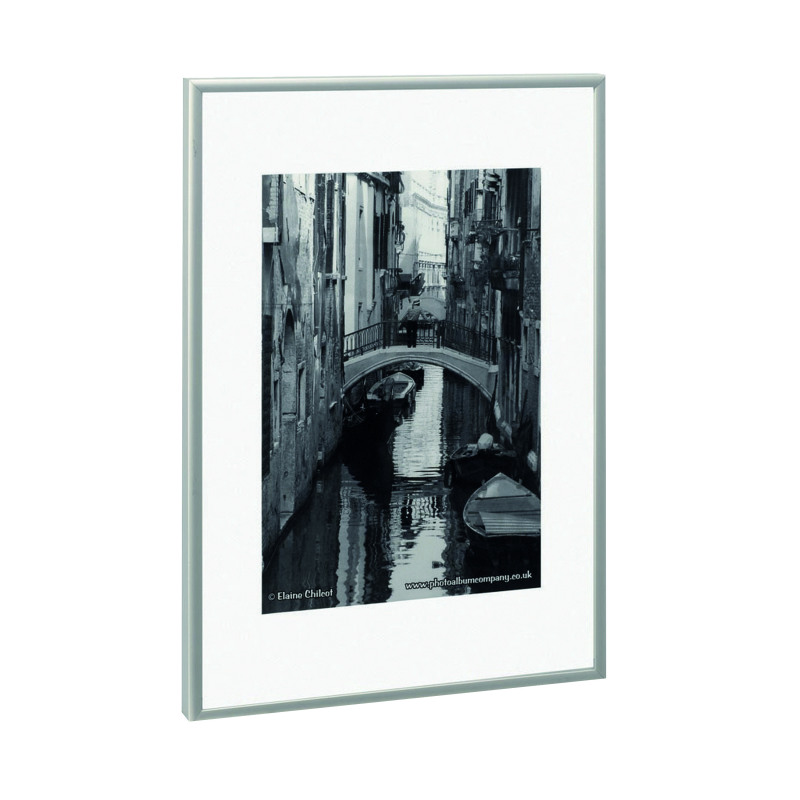 Hampton+Frames+Certificate+Frame+Brushed+Aluminium+A3+PAAFA3B