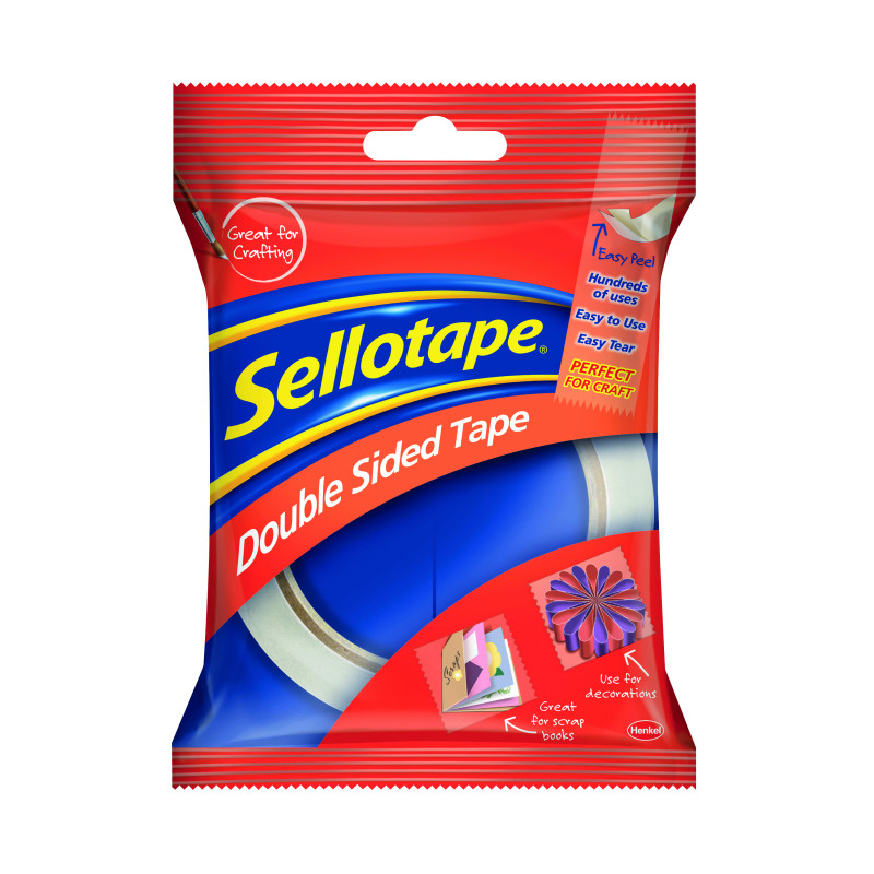 Sellotape+Double+Sided+Tape+25mmx33m+%286+Pack%29+1447052