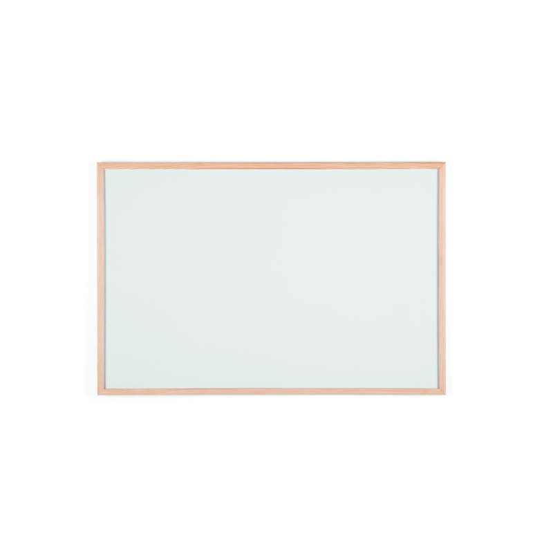 Q-Connect+Wooden+Frame+Whiteboard+900x600mm+KF03571
