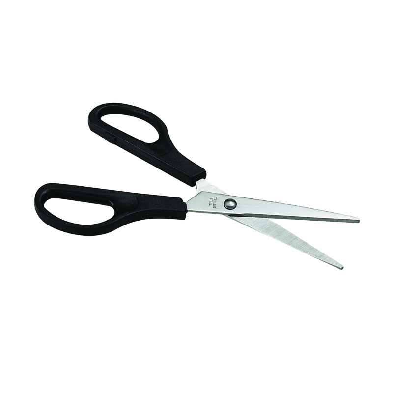 Initiative+Plastic+Handle+Scissors+165mm+%286.5in%29+Black