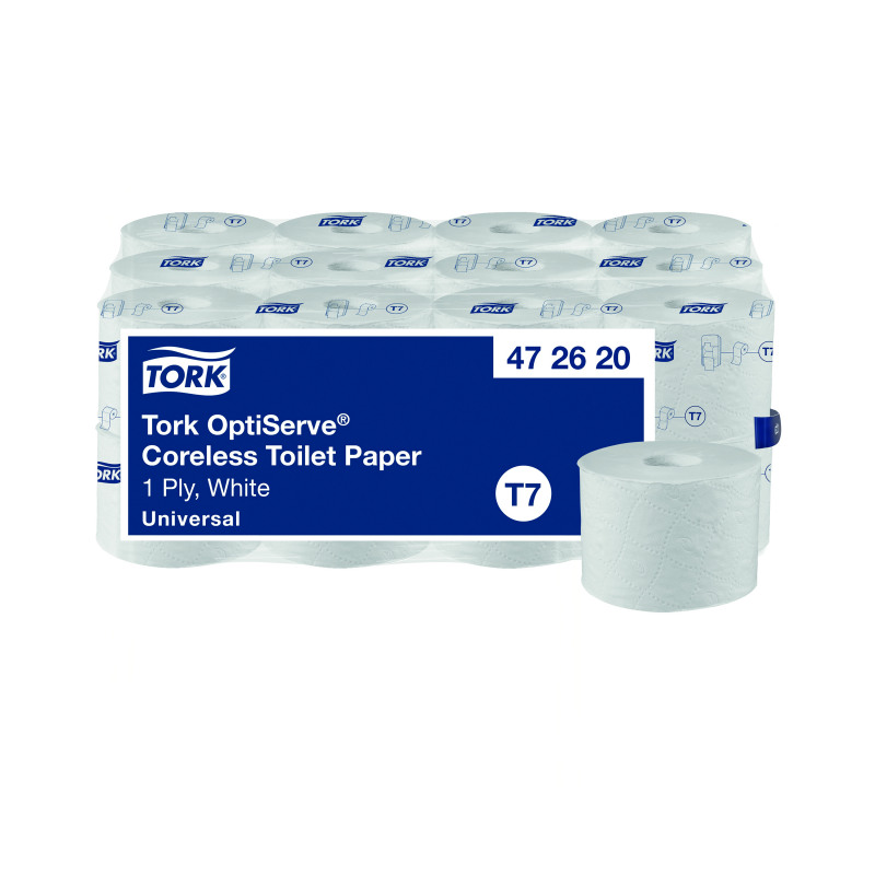 Tork+OptiServe+Coreless+Toilet+Paper+%28Pack+of+24%29+472620