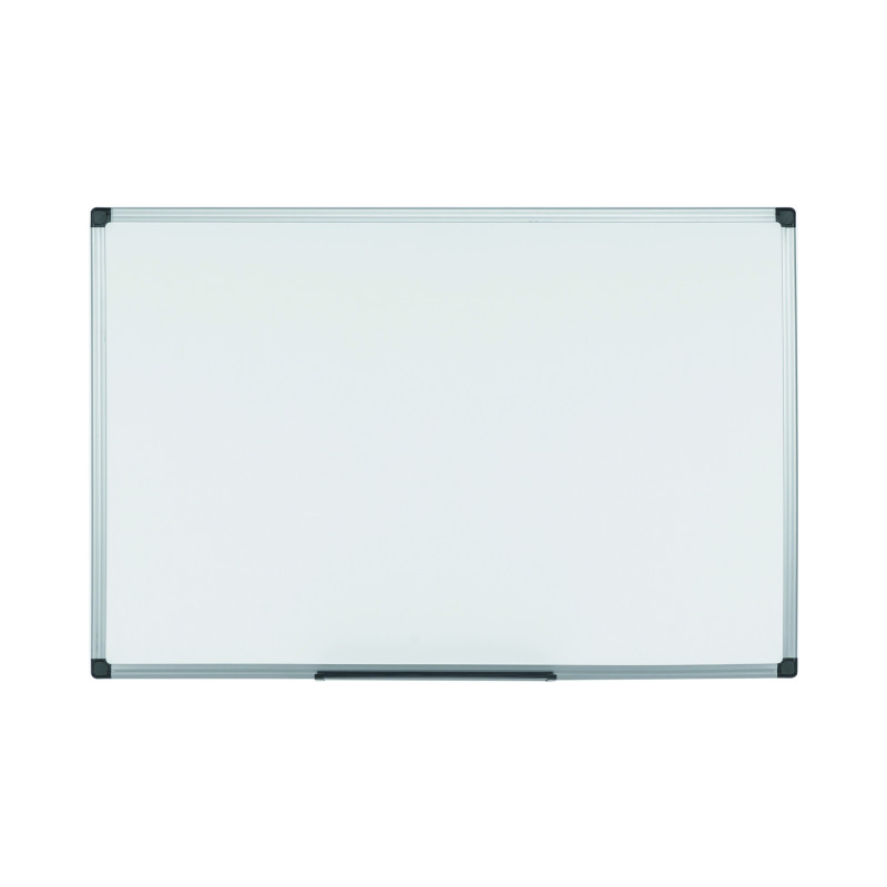 Bi-Office+Aluminium+Finish+Magnetic+Whiteboard+1200x900mm+MB1406186