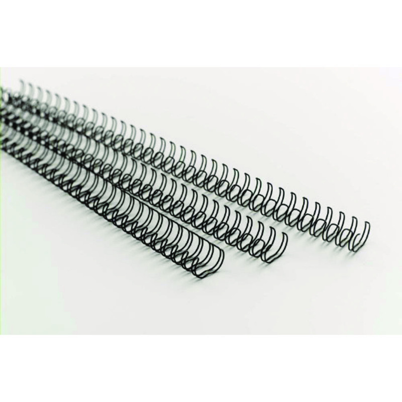 GBC+MultiBind+12mm+A4+130+Sheet+Binding+Wire+Black+%28Pack+of+100%29+IB165320