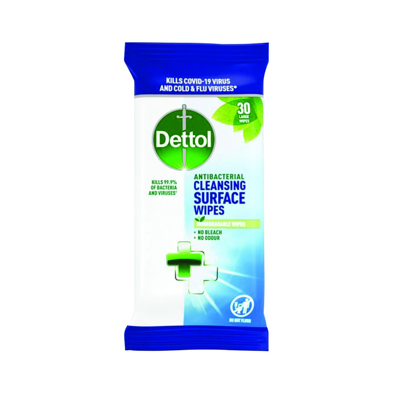 Dettol+Antibacterial+Cleansing+Wipes+30+Wipes+%28Pack+of+10%29+3151480
