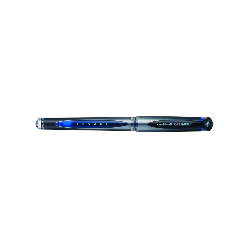 Uni-Ball+Gel+Impact+1.0mm+Blue+Rollerball+Pen+%2812+Pack%29+9006051
