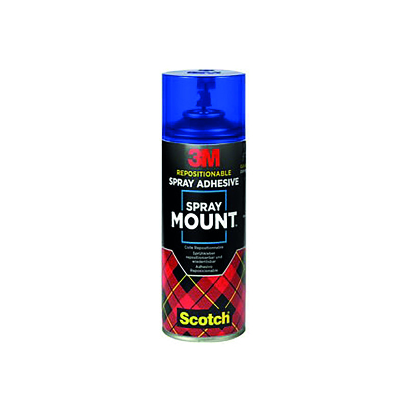 3M+SprayMount+Transparent+Repositioning+Adhesive+400ml+Aerosol+SMOUNT