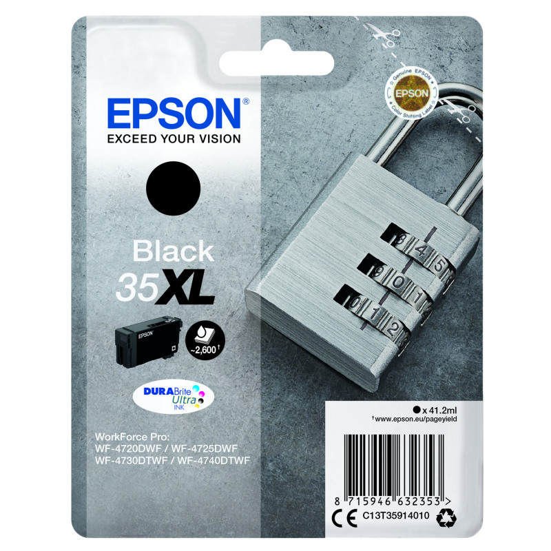 Epson+35XL+Padlock+DURABrite+Ultra+Ink+Cartridge+High+Yield+Black+C13T35914010