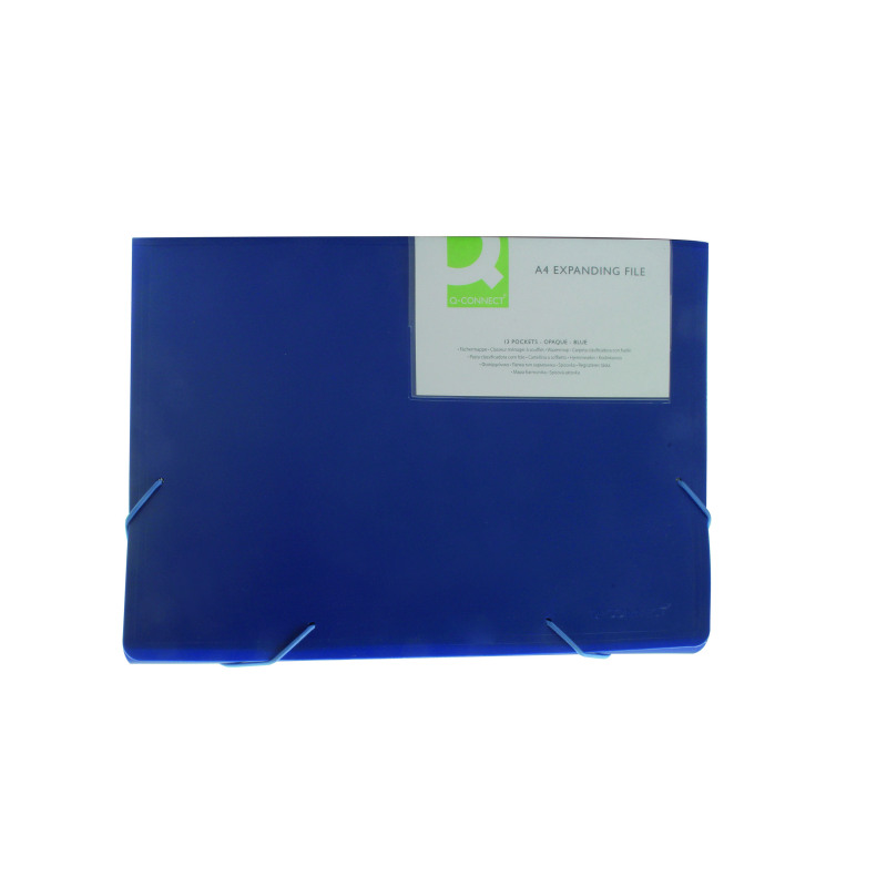 Q-Connect+Expanding+File+13-Pocket+Blue+KF01275