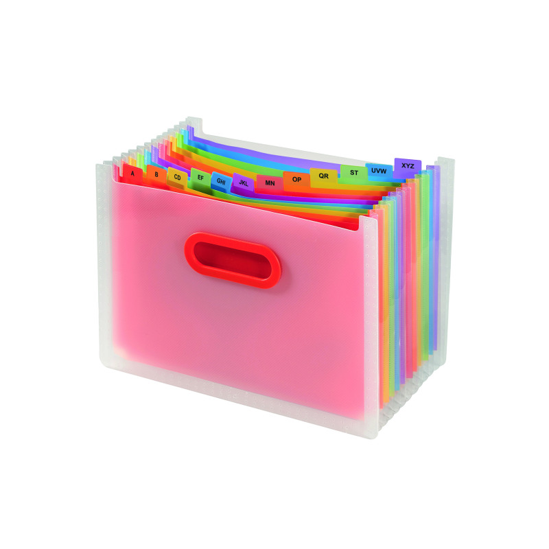 Snopake+Rainbow+13+Part+Desk+Expander+A4+15809