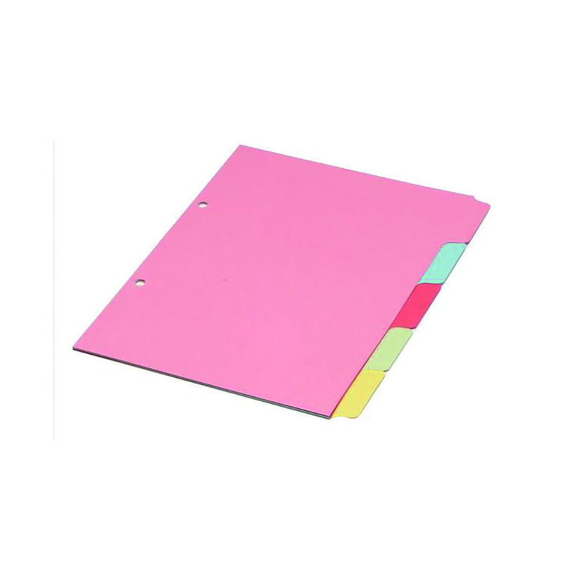 A4+Manilla+Divider+5-Part+Assorted+WX26081