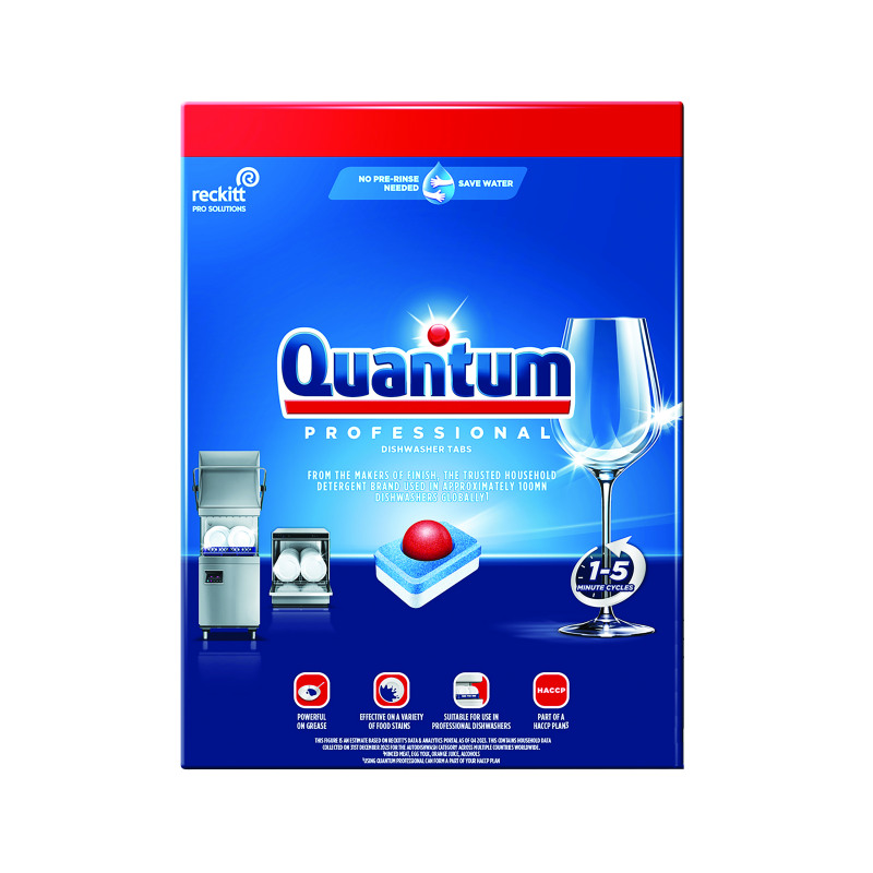Quantum+Professional+Dishwasher+Tablets+%28Pack+of+125%29+3294235