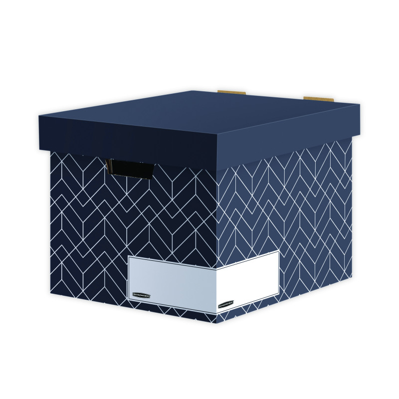 Bankers+Box+Decor+Storage+Box+Urban+Midnight+Blue+%28Pack+of+5%29+4482801
