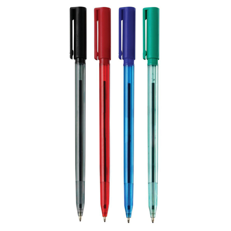 5+Star+Ball+Pen+Medium+1.0mm+Tip+0.5mm+Line+Blue+%28Pack+of+20%29