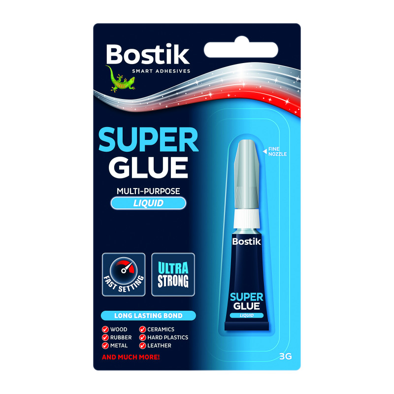 Bostik+Super+Glue+3g+%28Pack+of+12%29+30813340