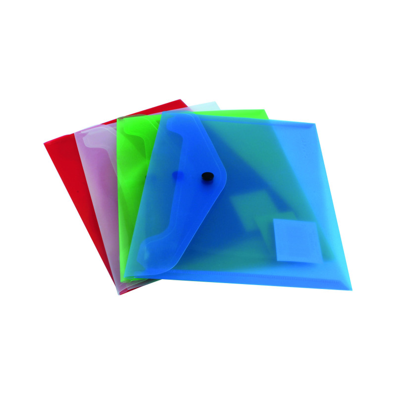 Q-Connect+Polypropylene+Document+Folder+A5+Assorted+%2812+Pack%29+KF03609