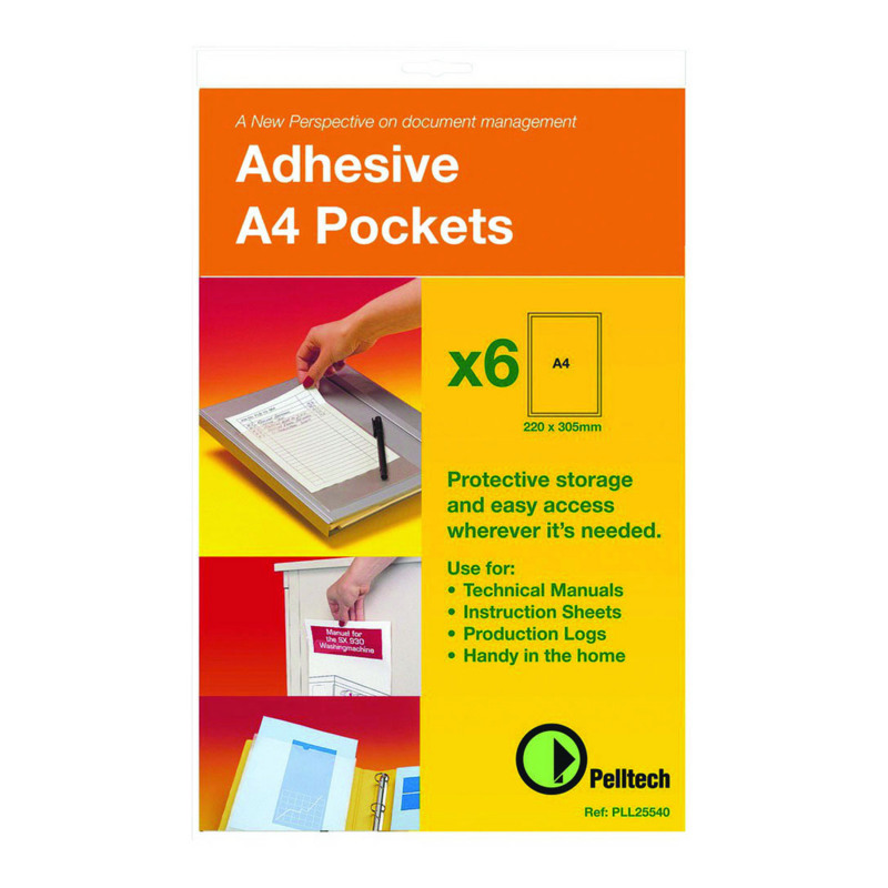Pelltech+Maxi+Pocket+A4+%28Pack+of+50%29+PLL25542
