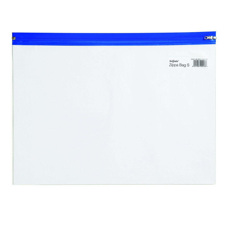 Snopake+Zippa-Bag+S+Classic+A4+Blue+%2825+Pack%29+12736