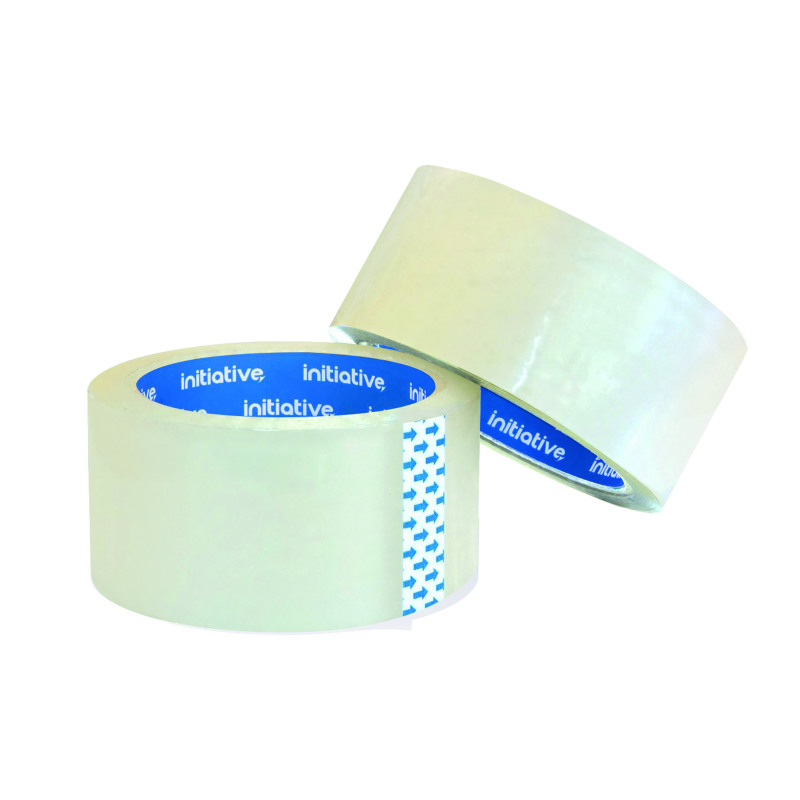 Initiative+Polypropylene+Packaging+Tape+48mmx66m+Clear+%286+Pack%29