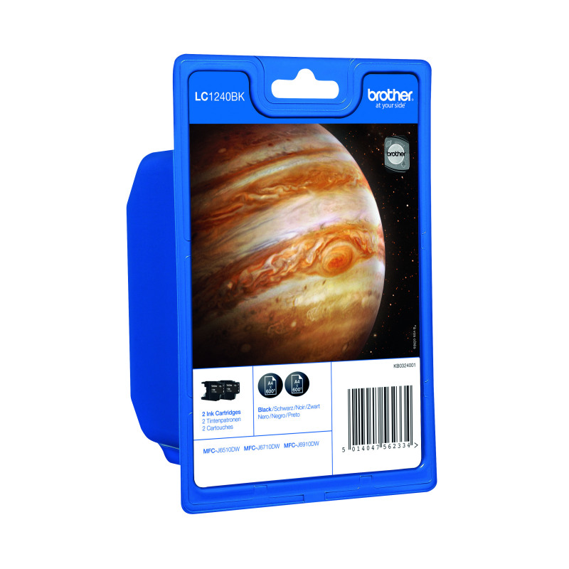 Brother+LC1240BK+Inkjet+Cartridge+Black+Twinpack+LC1240BKBP2