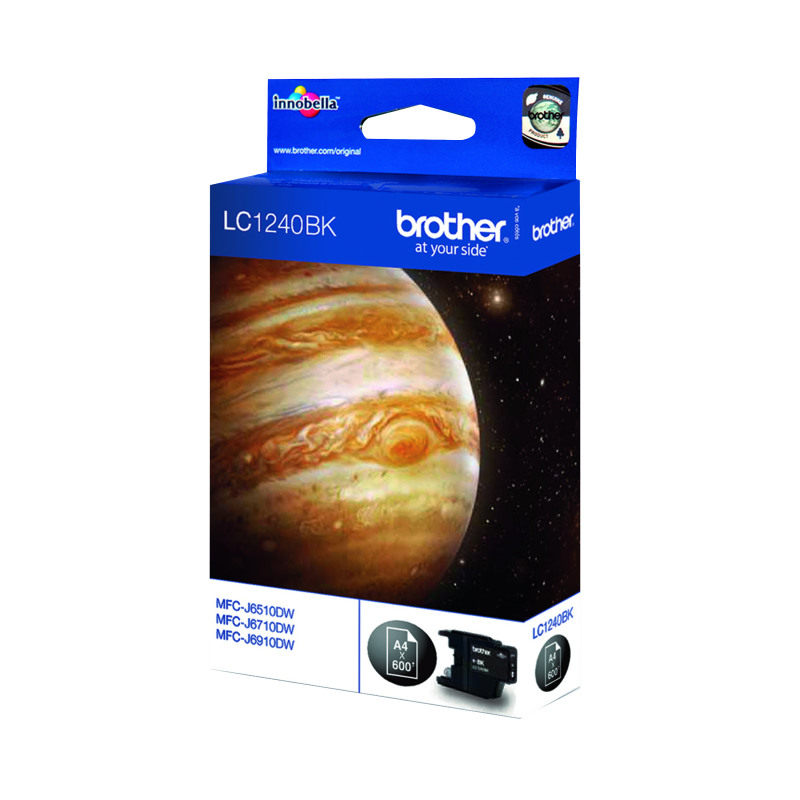 Brother+LC1240BK+Inkjet+Cartridge+Black+LC1240BK