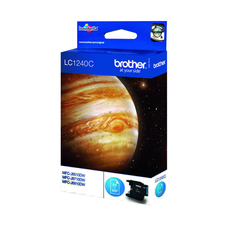 Brother+LC1240C+Inkjet+Cartridge+Cyan+LC1240C