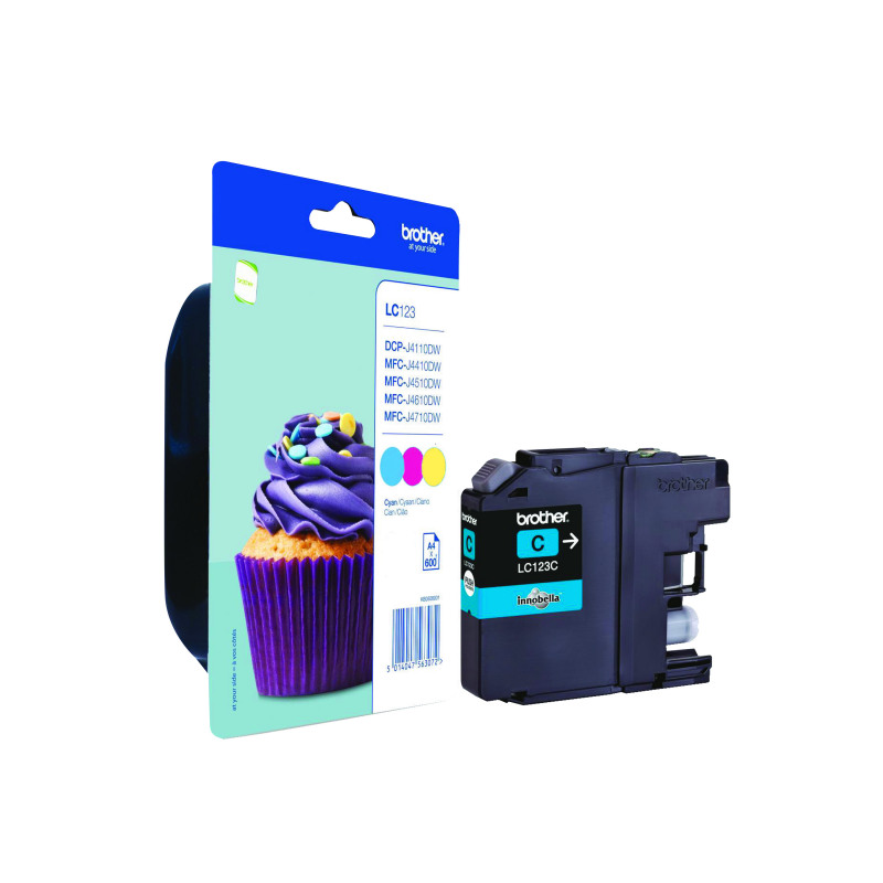 Brother+LC123+Inkjet+Cartridge+CMY+Multipack+LC123RBWBP
