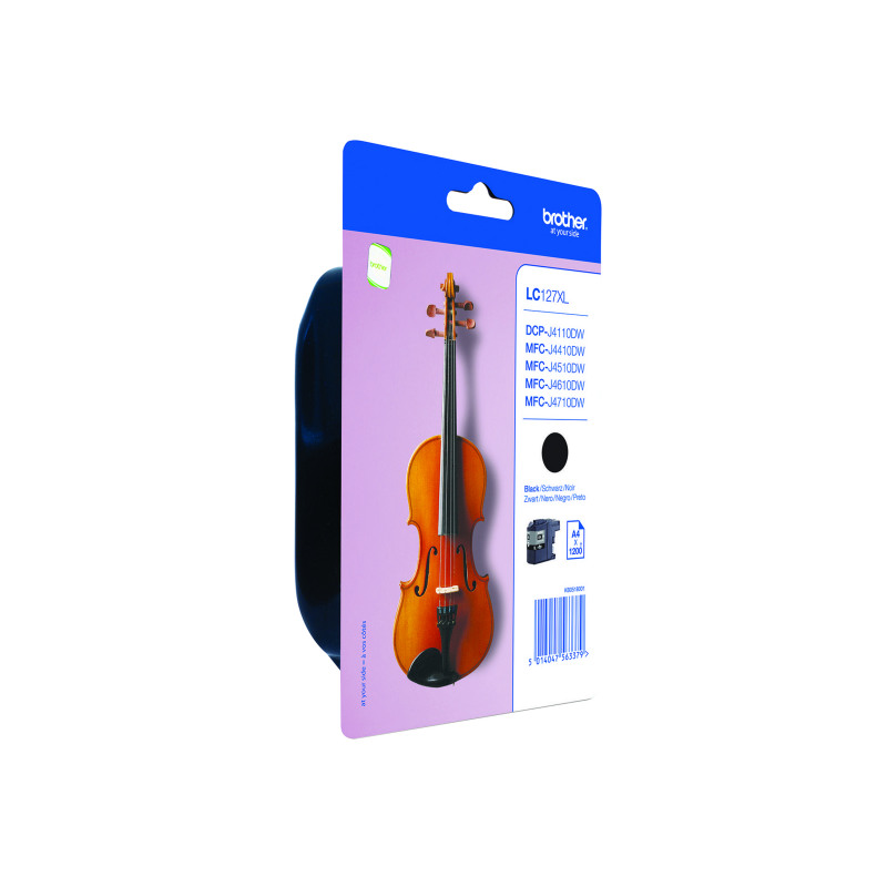 Brother+LC127XLBK+Inkjet+Cartridge+High+Yield+Black+LC127XLBK