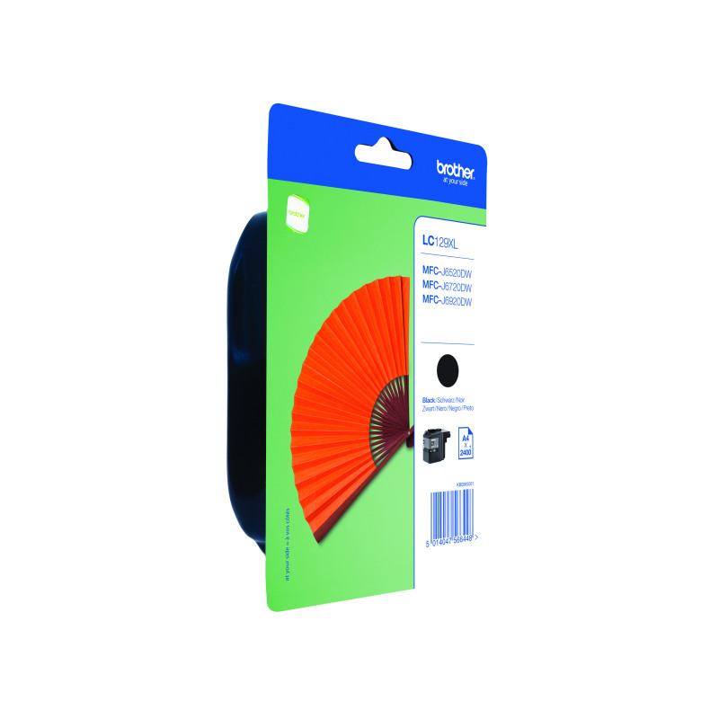 Brother+LC129XLBK+Inkjet+Cartridge+High+Yield+Black+LC129XLBK