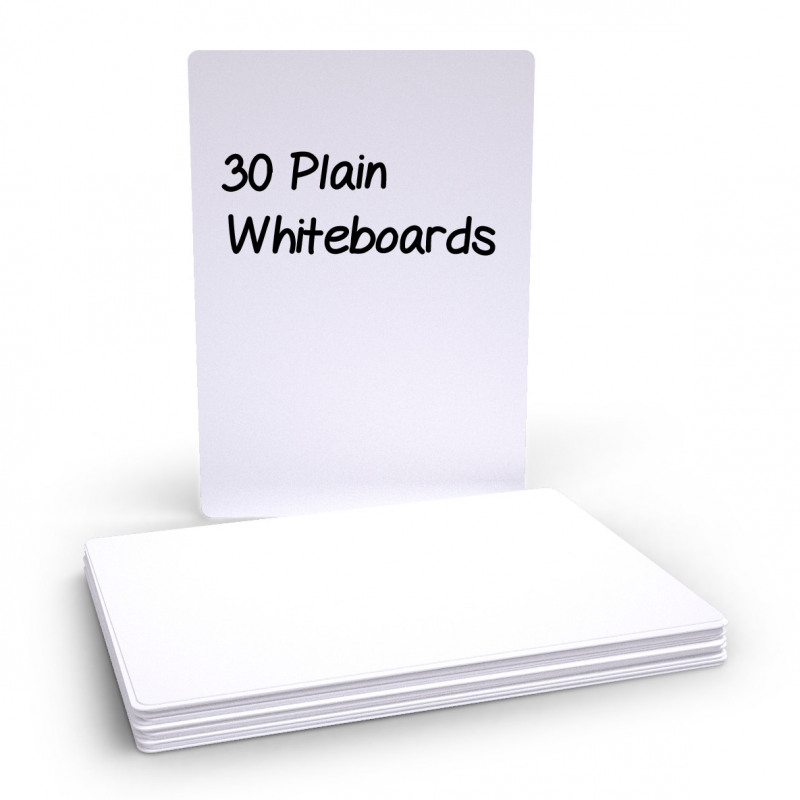 Budget+Whiteboard+Plain+%2830+Pack%29+WBP30
