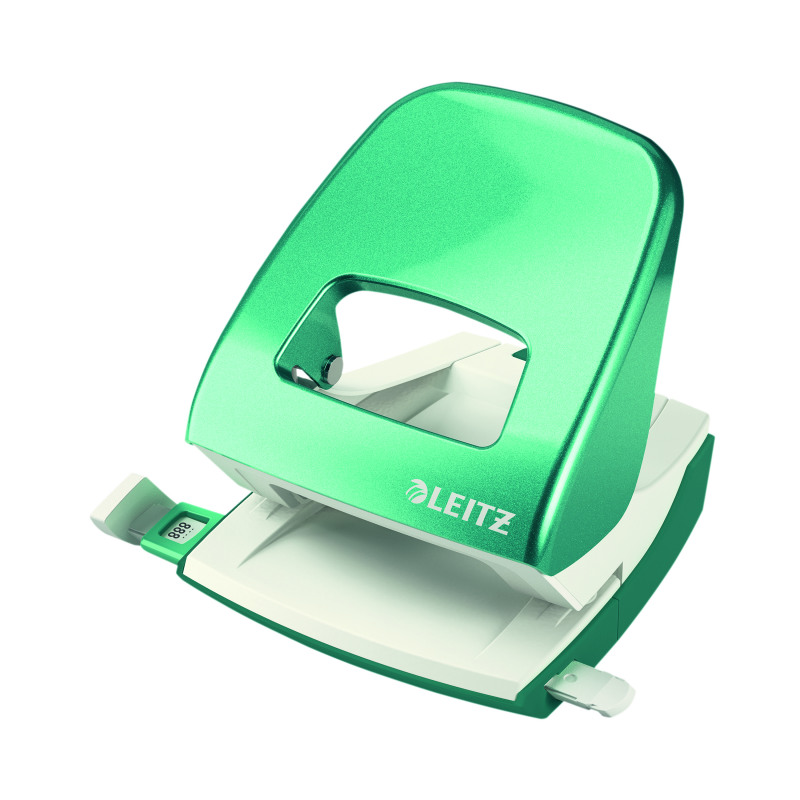 Leitz+NeXXt+WOW+Metal+Office+Hole+Punch+30+sheets+Ice+Blue+50081051