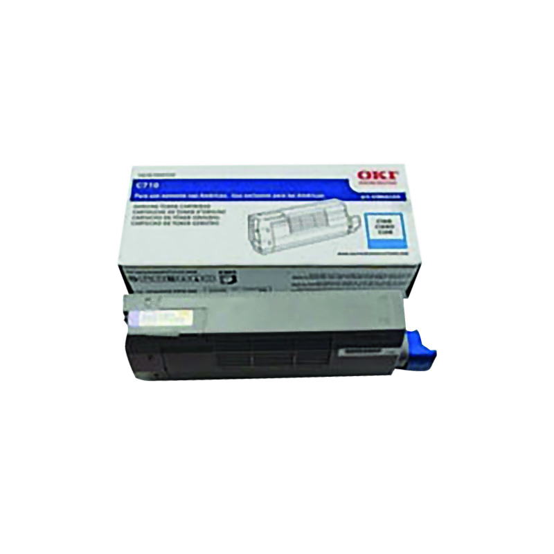 Oki+C711+11.5K+Toner+Cartridge+Cyan+44318607