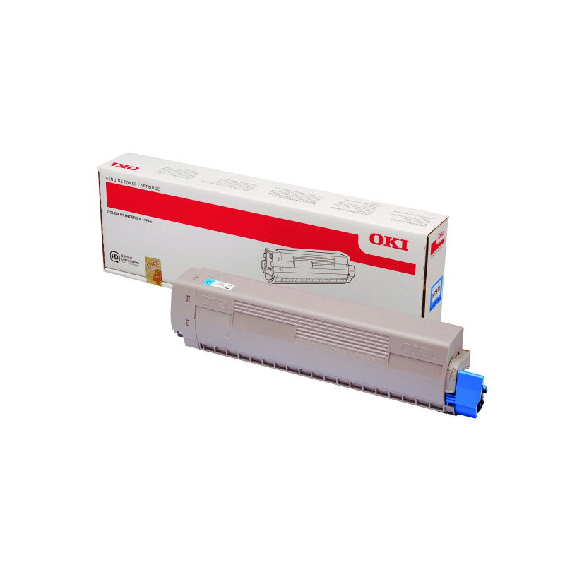 Oki+MC873+10K+Toner+Cartridge+High+Yield+Cyan+45862816