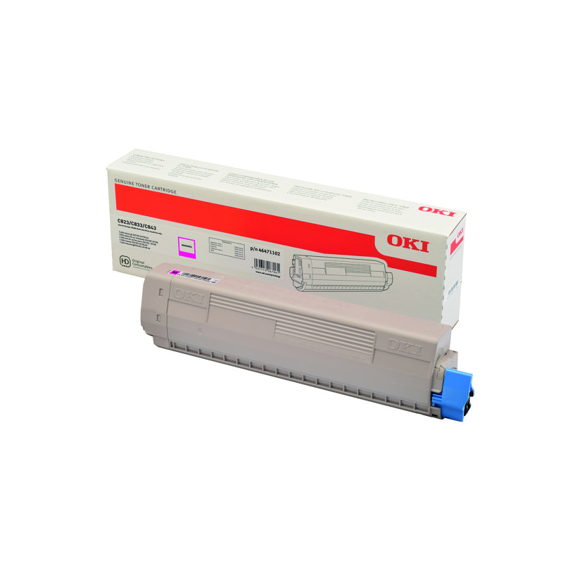 Oki+C823+7K+Toner+Cartridge+Magenta+46471102
