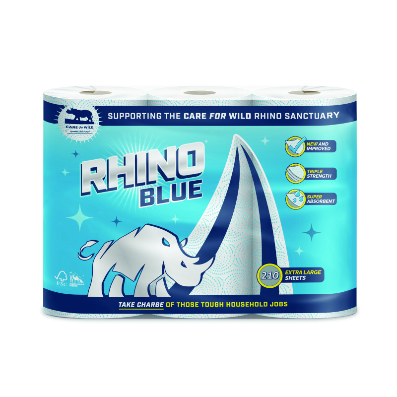 Rhino+Kitchen+Roll+3-Ply+70+Sheets%2FRoll+White+%28Pack+of+3%29+R0304K3BNOF01