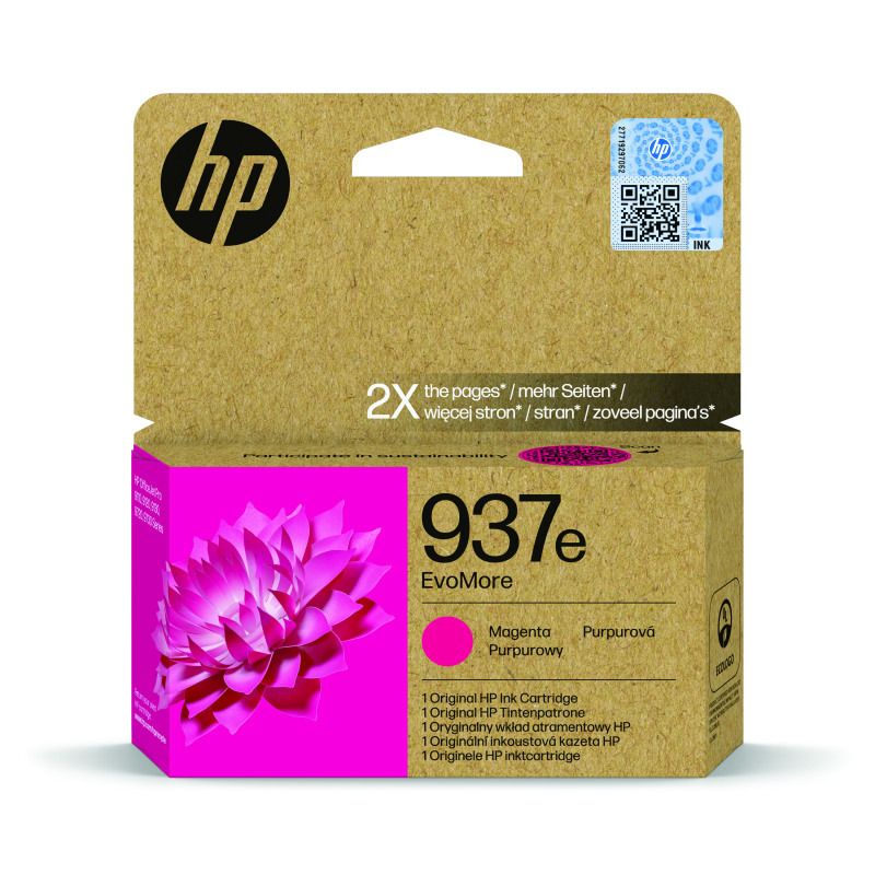 HP+937E+EvoMore+Original+Ink+Cartridge+High+Yield+Magenta+4S6W7NE