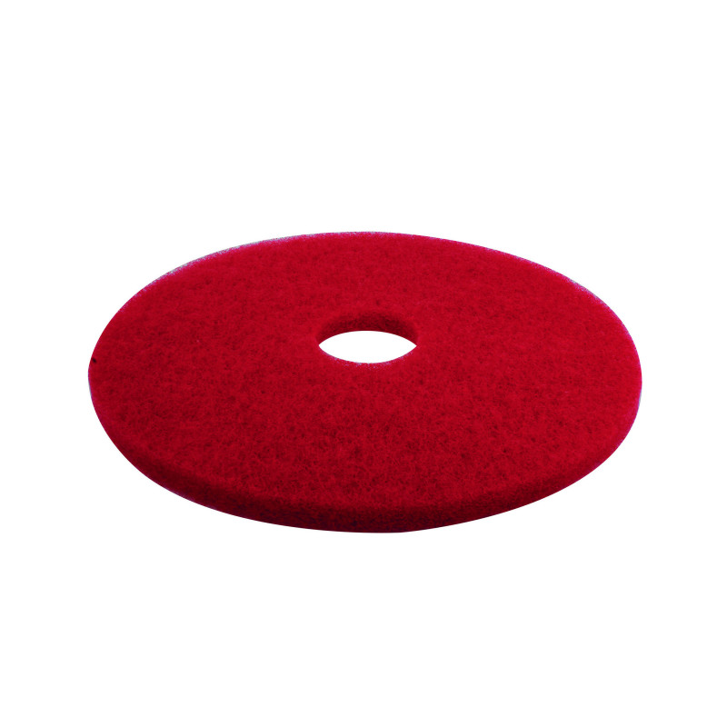 3M+Buffing+Floor+Pads+17in+405mm+Red+%28Pack+of+5%29+2NDRD17