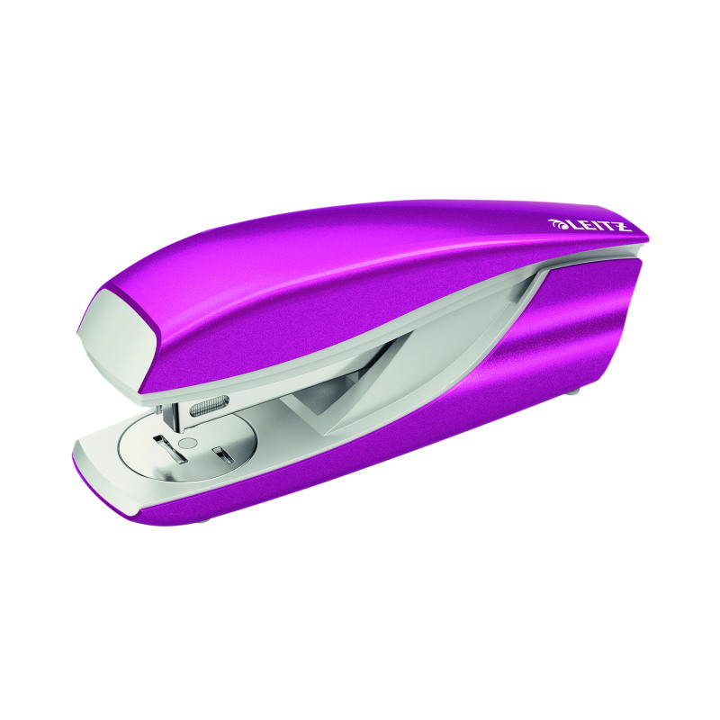 Leitz+NeXXt+WOW+Metal+Office+Stapler+Pink+Metallic+55021023