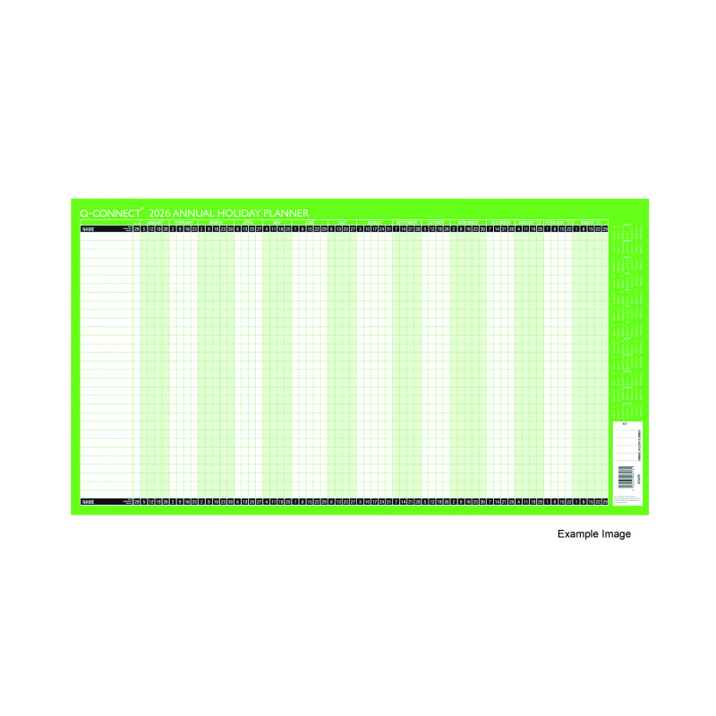 Q-Connect+Holiday+Planner+Unmounted+2026+KFAHP26