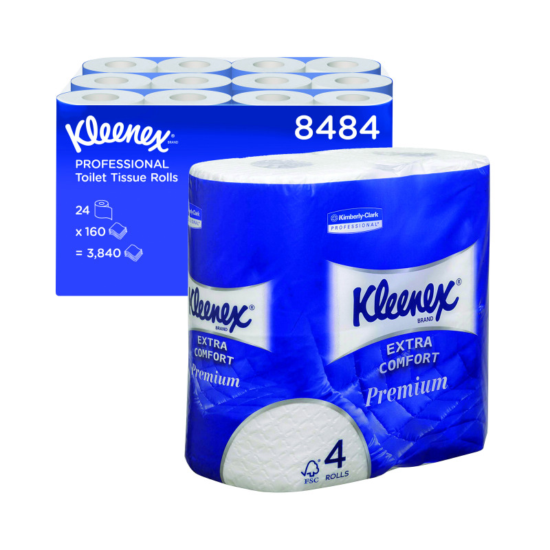 Kleenex+4-Ply+Quilted+Toilet+Roll+%2824+Pack%29+8484
